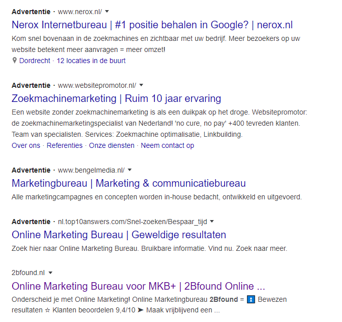 adverteren op merknaam concurrent in Google Ads