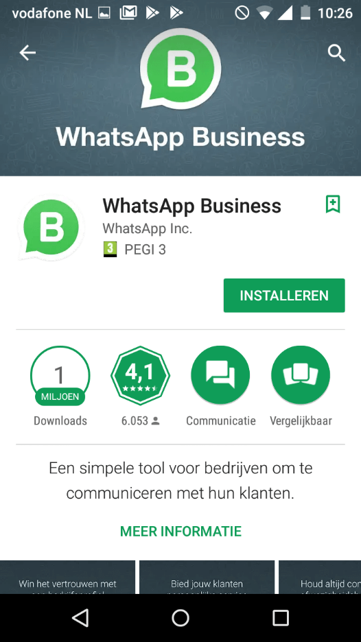 Whatsapp business, whatsapp voor bedrijven